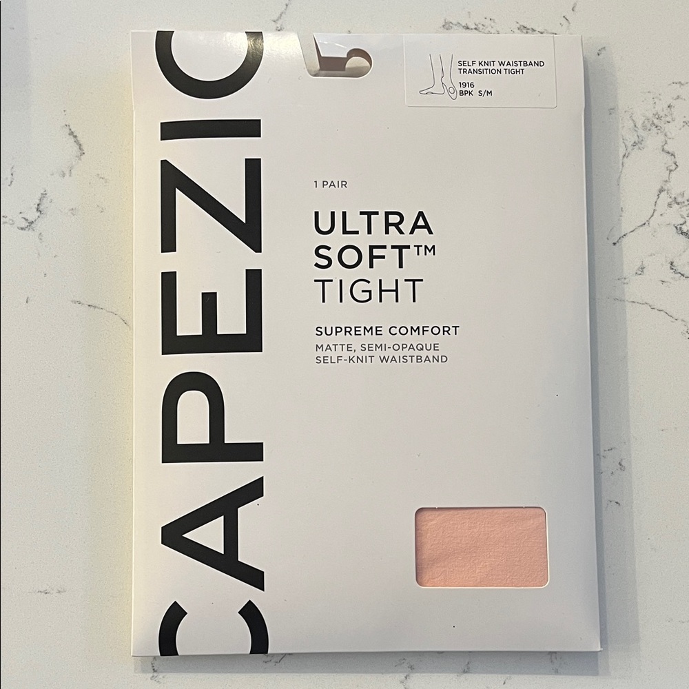 Capezio Ultra Soft Transition Tights in Light Pink